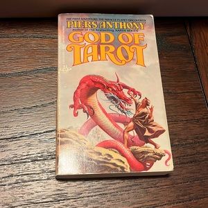 $3 Add-On Fantasy/Sci-Fi Novel Piers Anthony God of Tarot Book Dystopian Rare